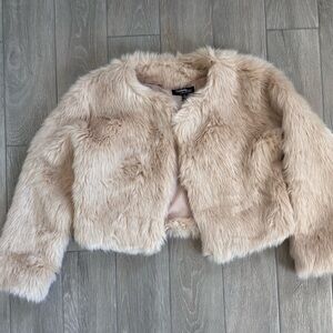 Brown Fur Coat -new
